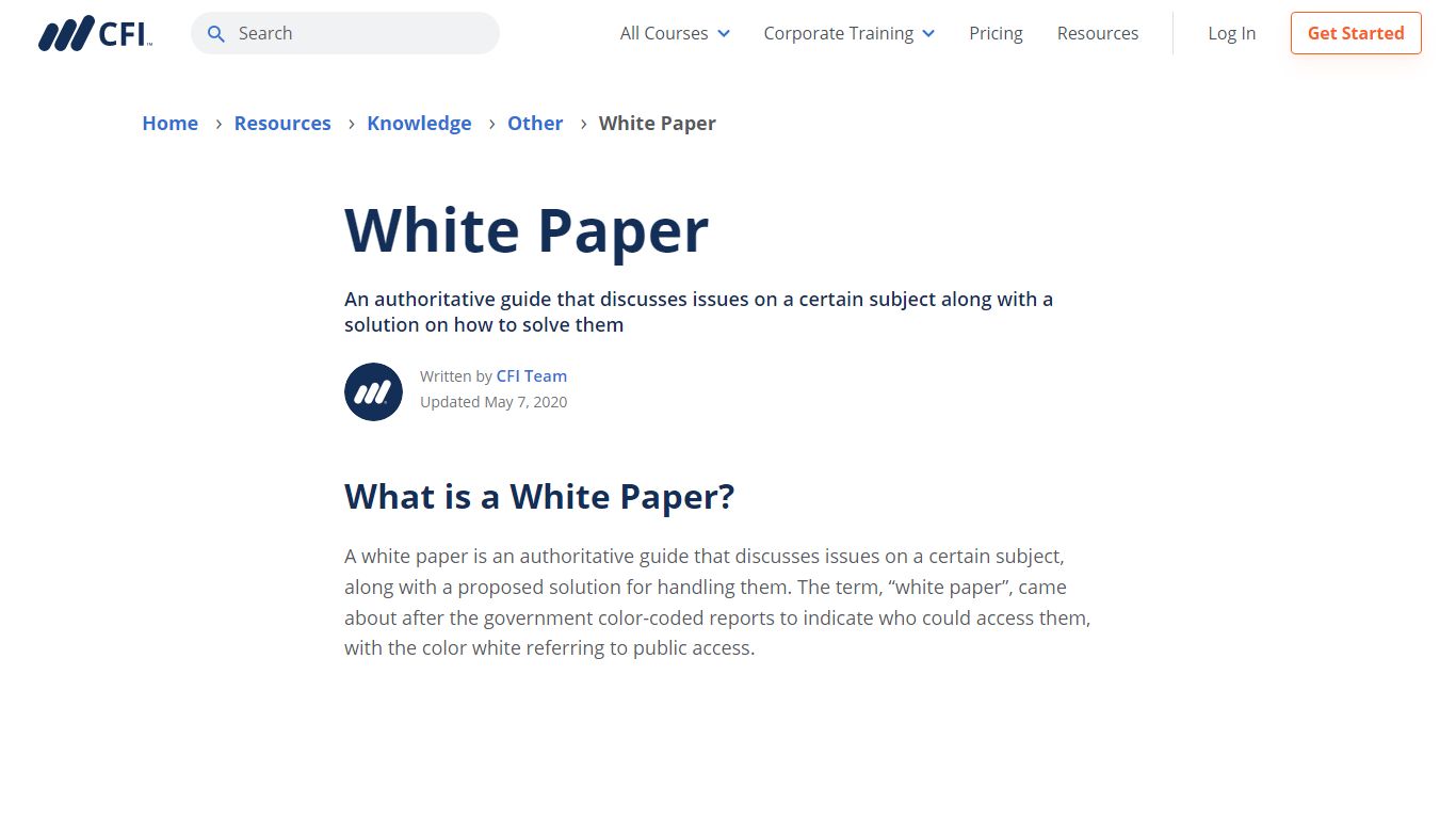 White Paper - Definition, Types, Format, and Uses